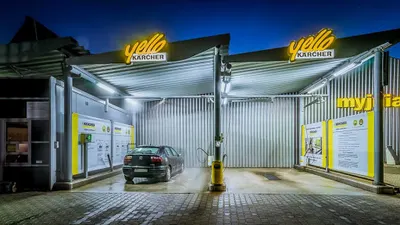 Yello Karcher. Myjnia samoobsługowa